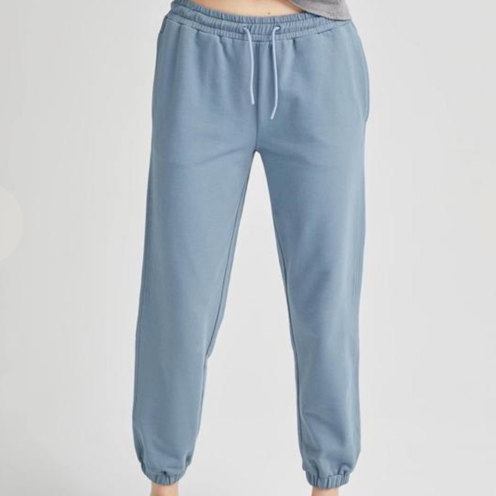 Richer Poorer sweatpants women’s small blue mirage terry classic